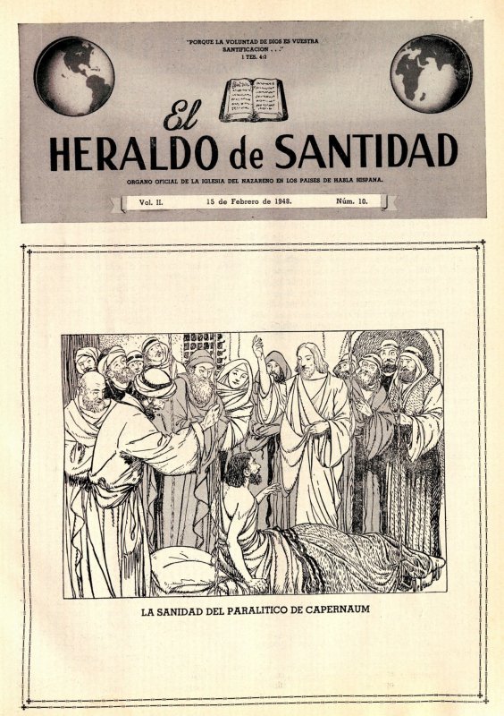 Portada: La sanidad del paralítico de Capernaún