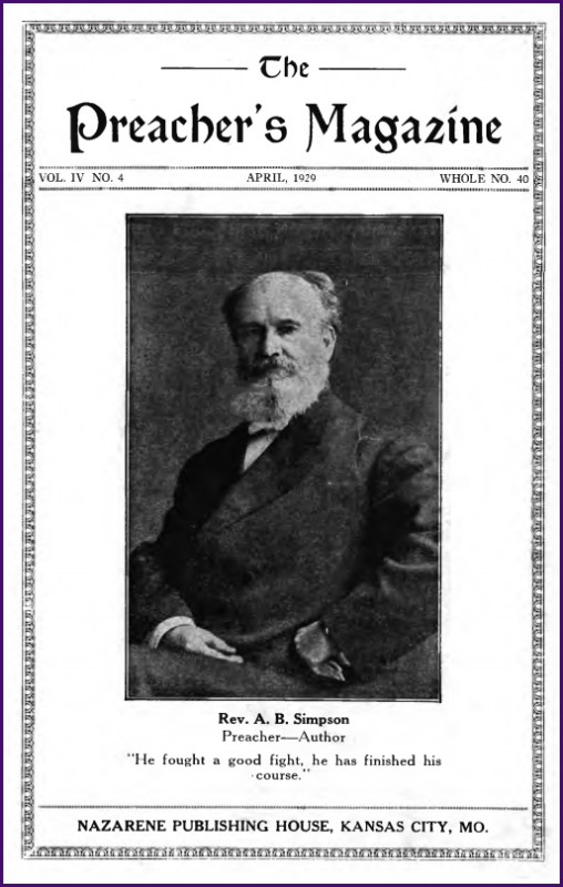Cover of Preacher's Magazine