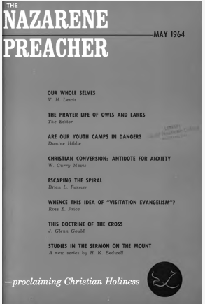 Title Page of Nazarene Preacher
