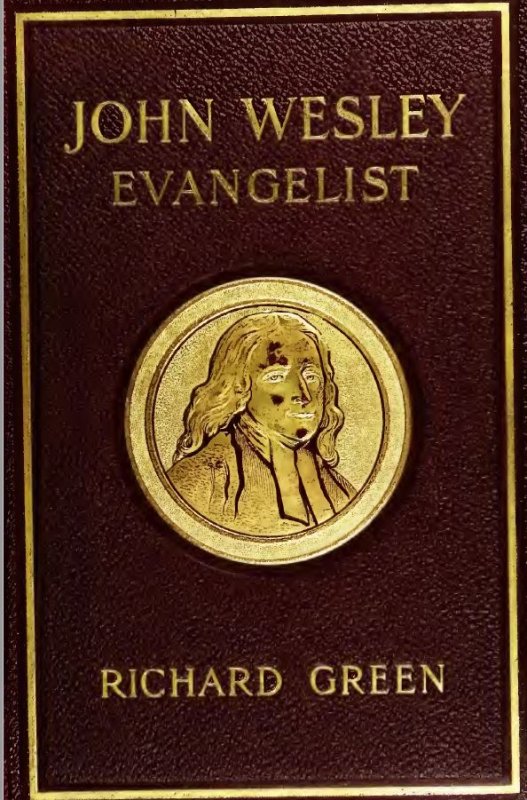 A medallion of John Wesley  