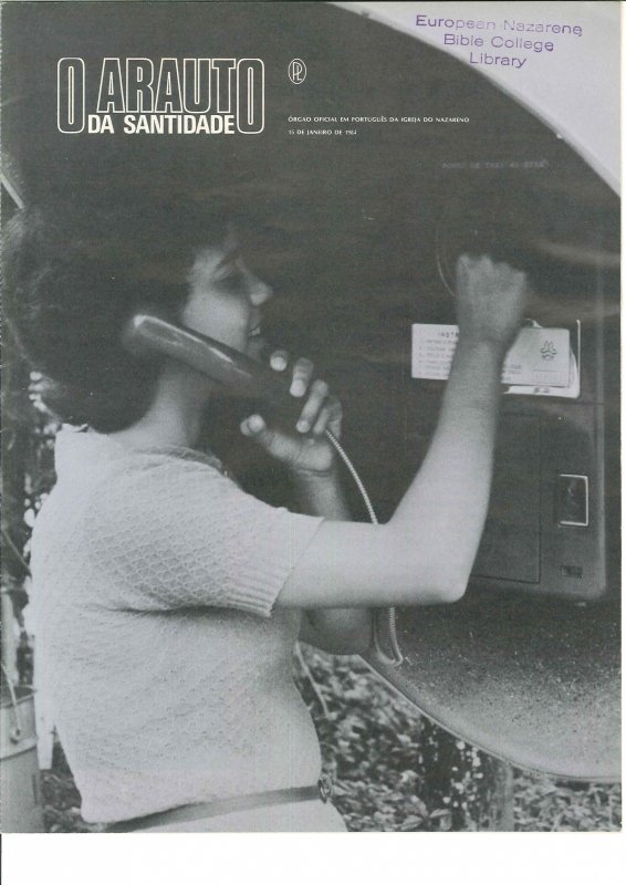 O ARAUTO DA SANTIDADE - 15 DE JANEIRO DE 1984