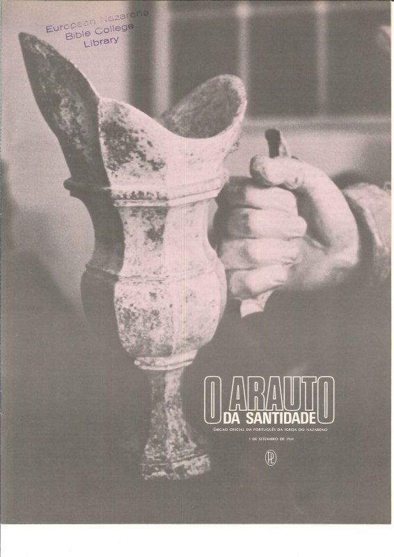O ARAUTO DA SANTIDADE - 1 DE SETEMBRO DE 1984