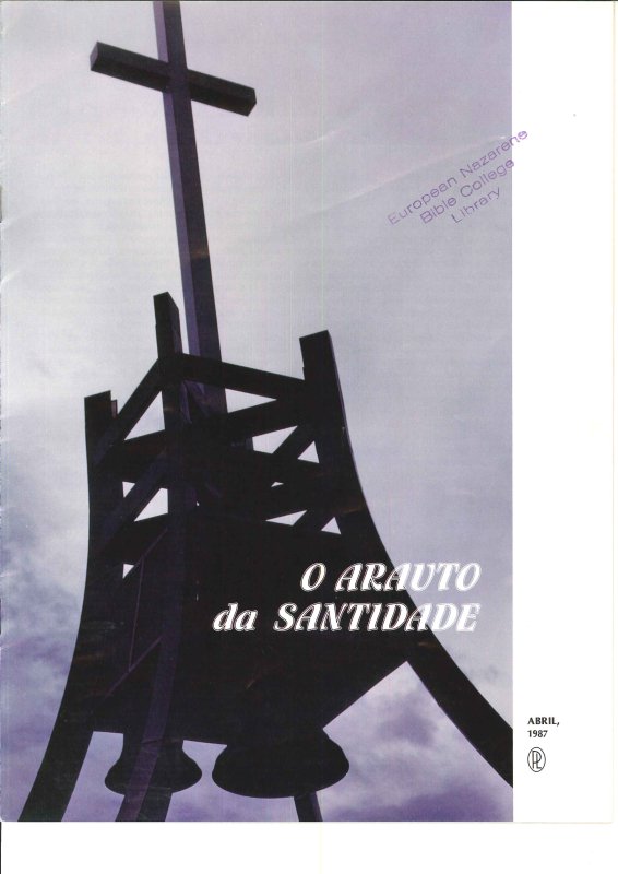 O ARAUTO DA SANTIDADE - ABRIL 1987