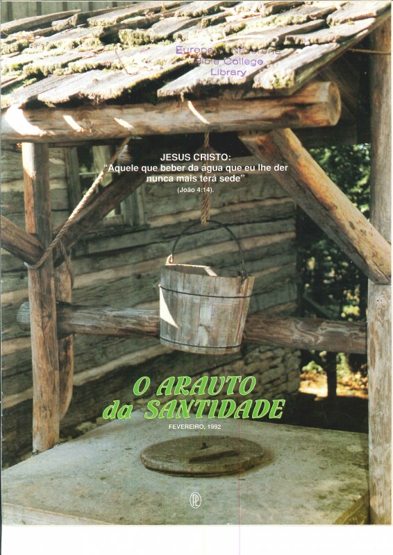 O ARAUTO DA SANTIDADE - FEVEREIRO 1992