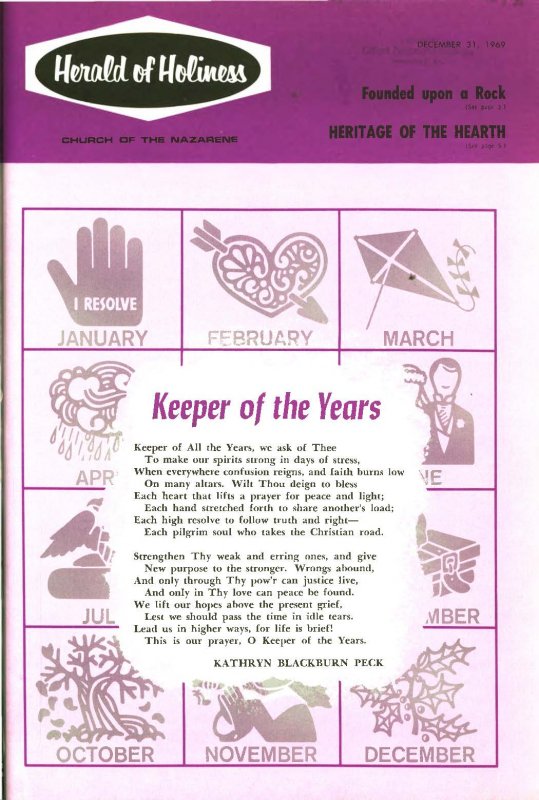 Herald of Holiness - December 31, 1969