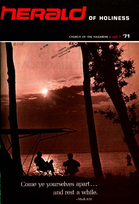 Herald of Holiness - July 7, 1971