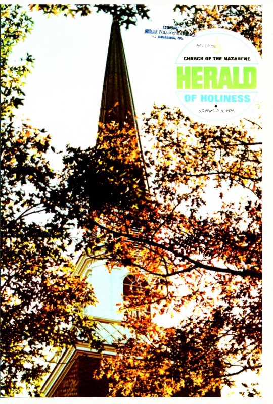 Herald of Holiness - November 5, 1975
