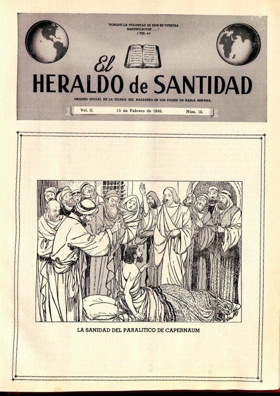 El Heraldo de Santidad, 15 de Febrero 1948, Vol 2 N°10