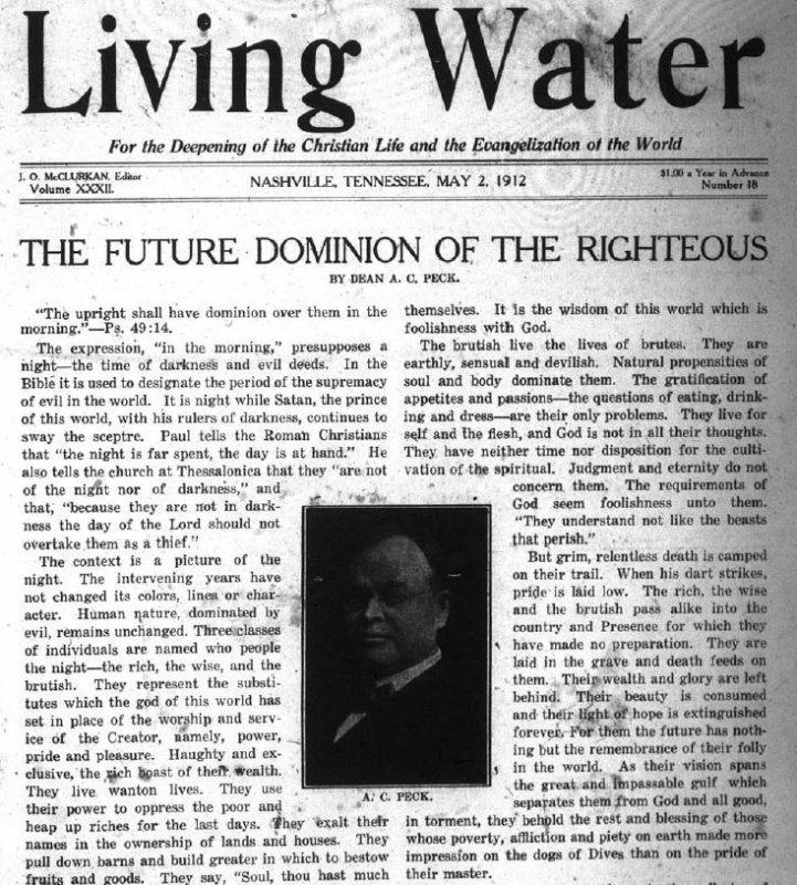 Living Water, May 2, 1912