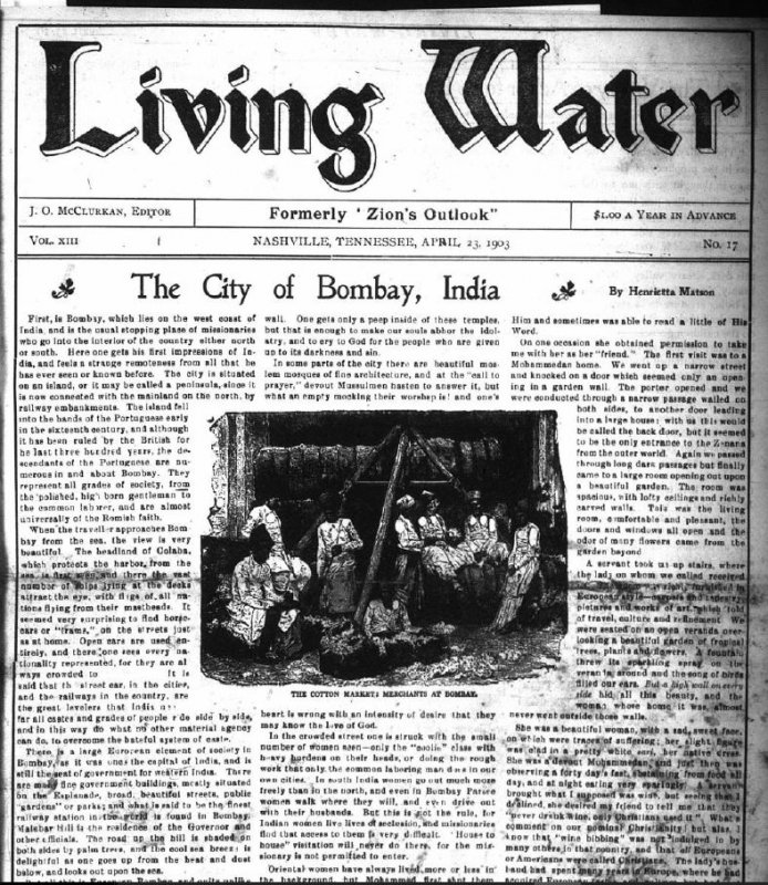 Living Water, March 14, 1907