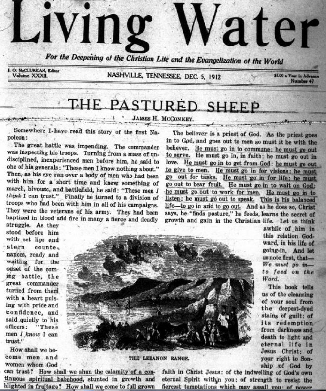 Living Water, Dec. 5, 1912