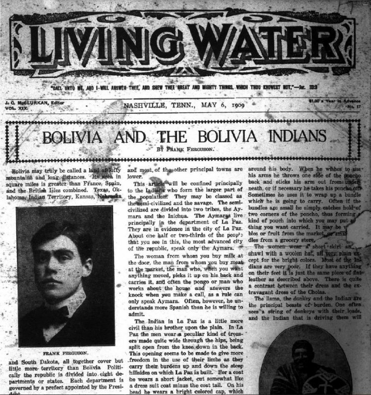 Living Water, May 6, 1909