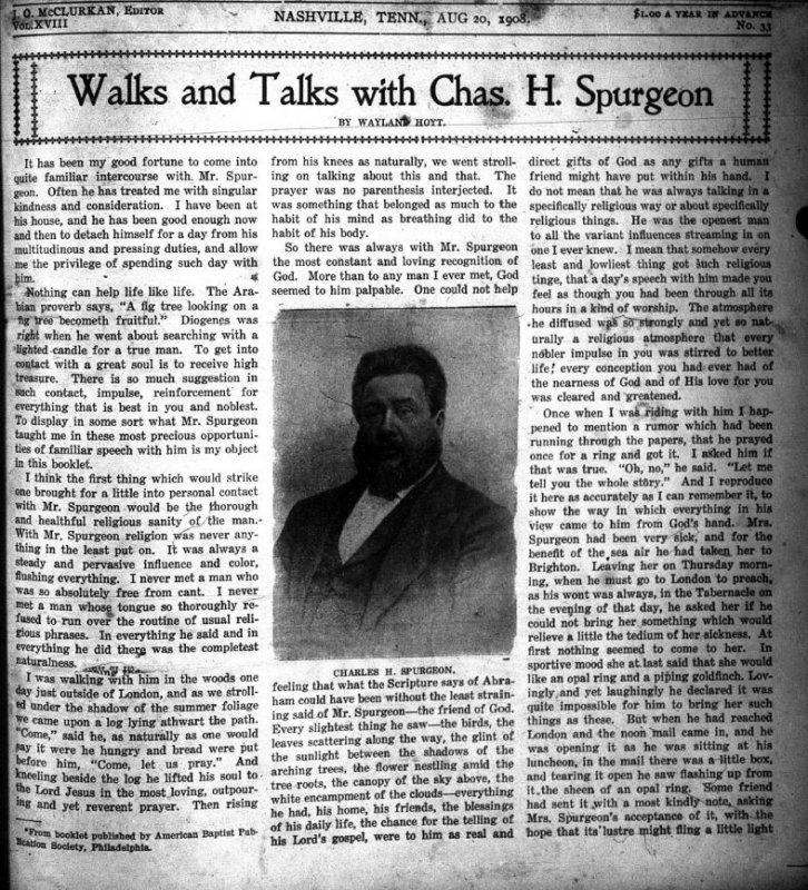 Living Water, Aug. 20, 1908